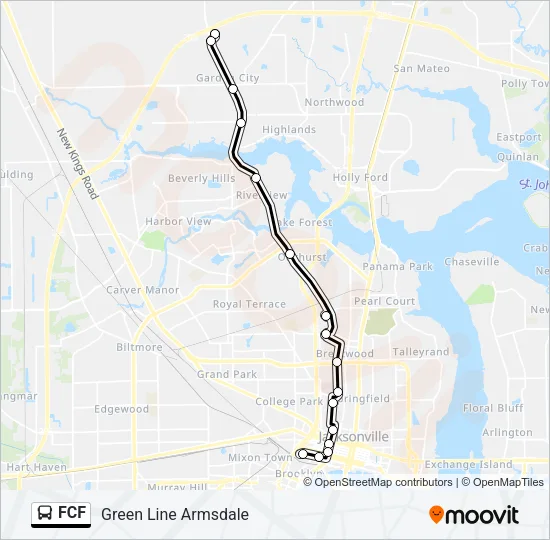 FCF Bus Line Map