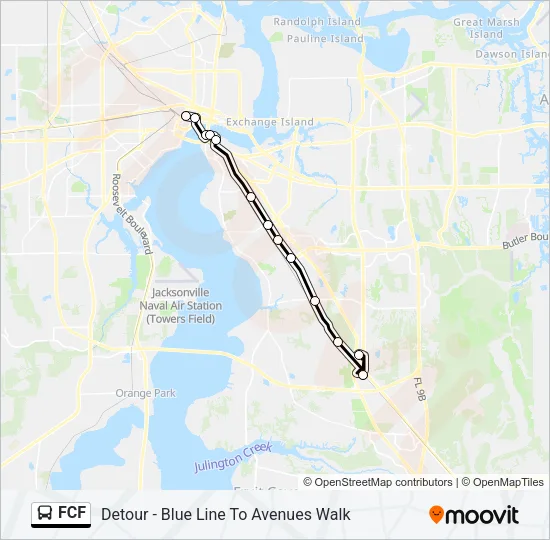 FCF Bus Line Map