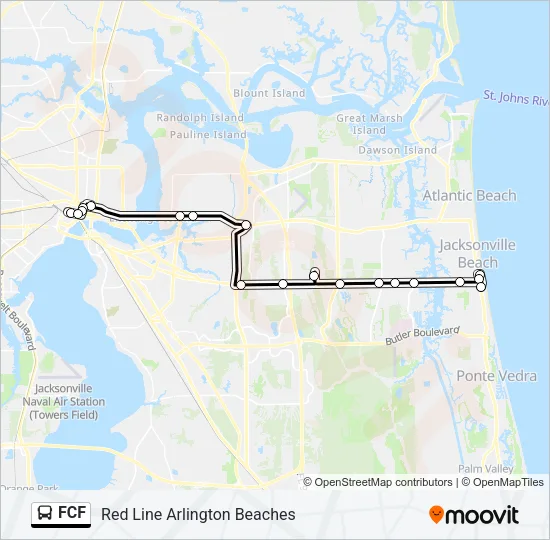 FCF Bus Line Map