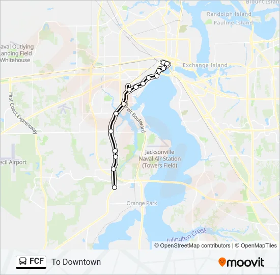 FCF Bus Line Map
