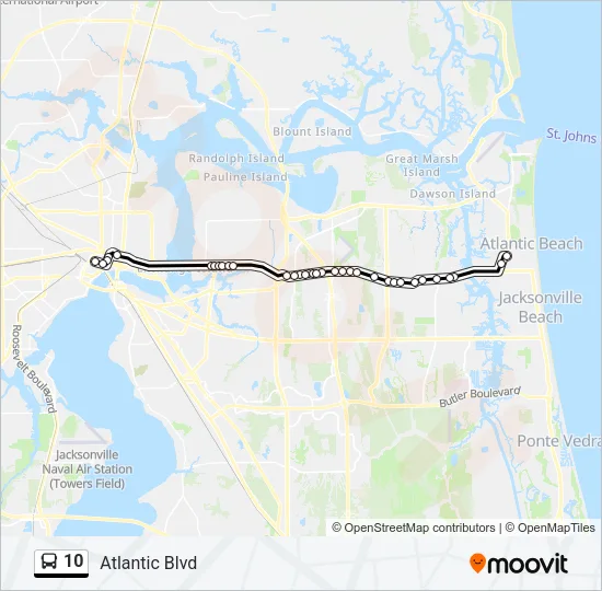 10 Bus Line Map