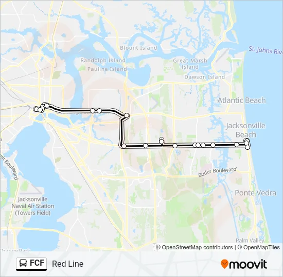FCF Bus Line Map