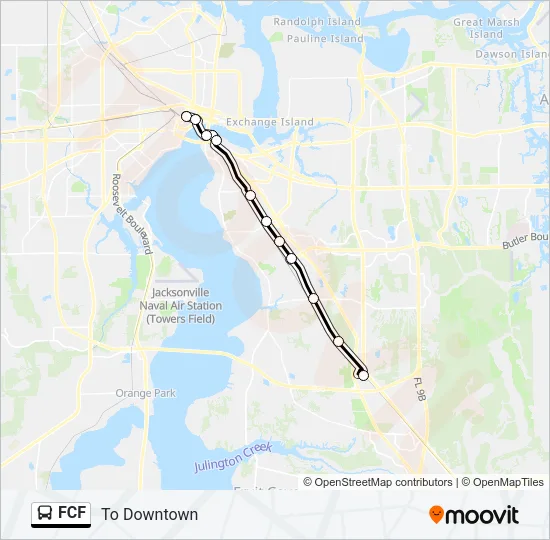 FCF Bus Line Map
