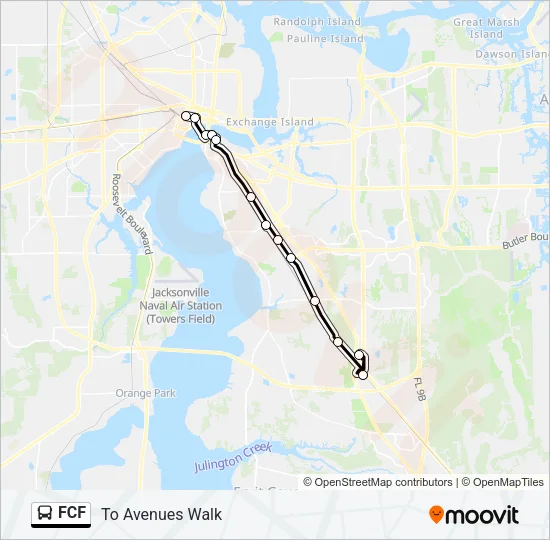 FCF Bus Line Map