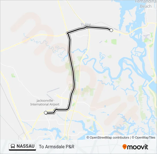 NASSAU Bus Line Map