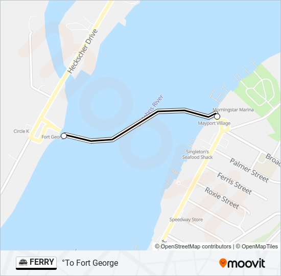 FERRY Line Map