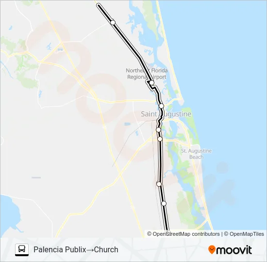 CONN-EXPRESS Bus Line Map