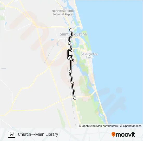 CONN-EXPRESS Bus Line Map