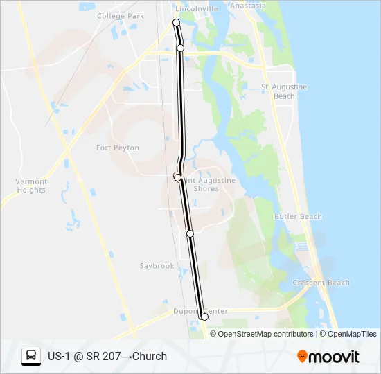 CONN-EXPRESS Bus Line Map