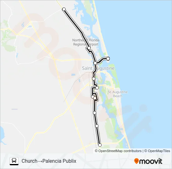 CONN-EXPRESS Bus Line Map