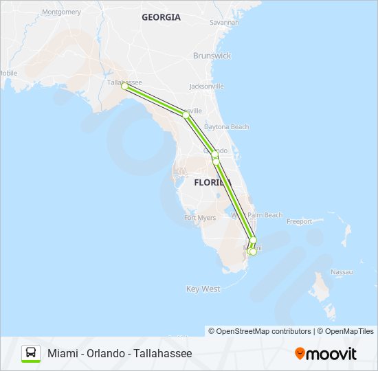 FLIXBUS 2410 bus Line Map