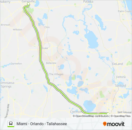 FLIXBUS 2410 Bus Line Map
