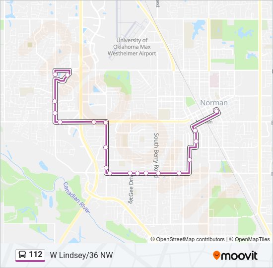 112 bus Line Map