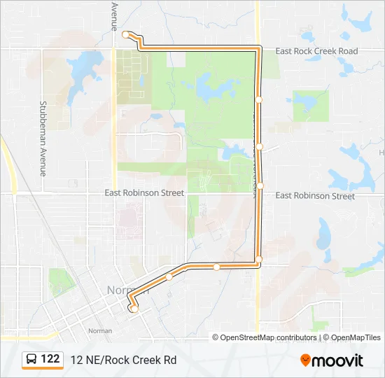 122 Bus Line Map