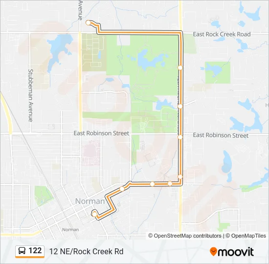 122 Bus Line Map