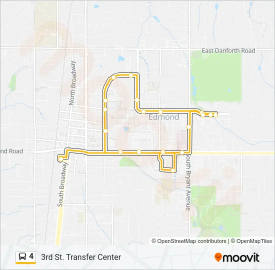 4 Bus Line Map