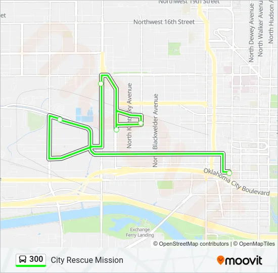 300 Bus Line Map