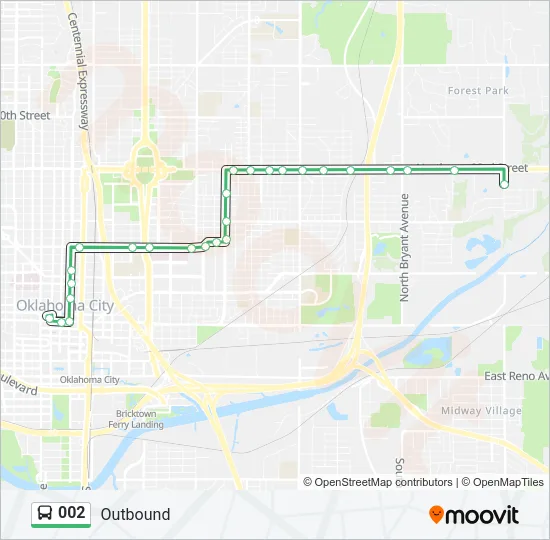 002 Bus Line Map