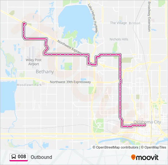 008 Bus Line Map