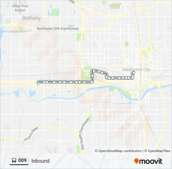 009 Bus Line Map