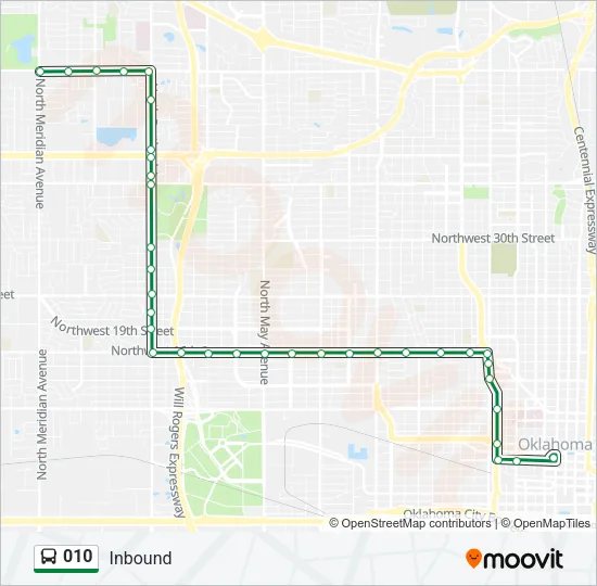010 Bus Line Map