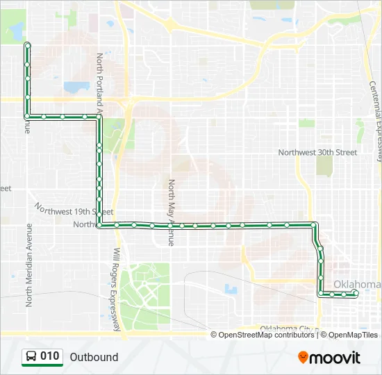 010 Bus Line Map