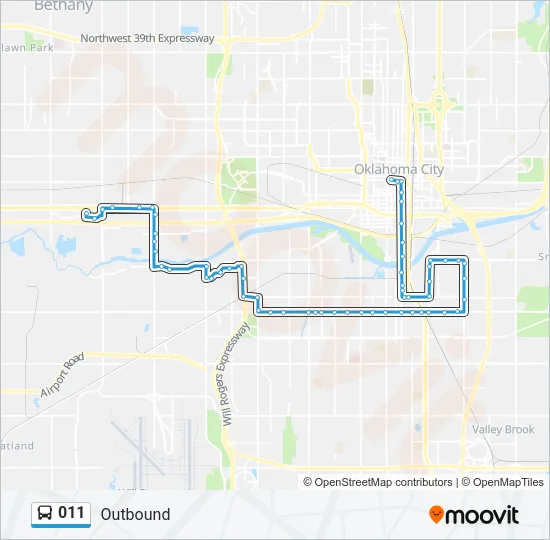 011 Bus Line Map