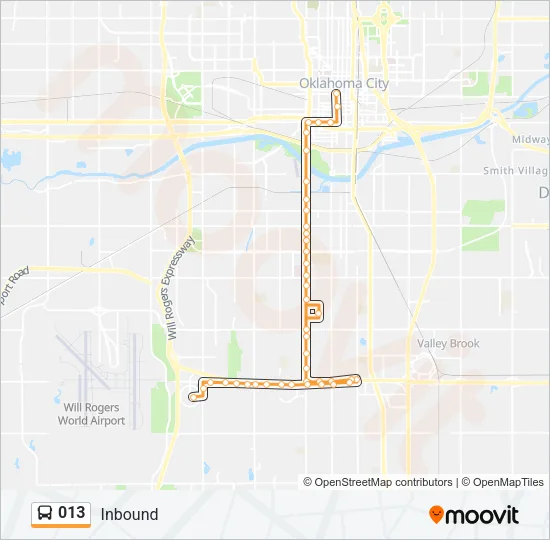 013 Bus Line Map