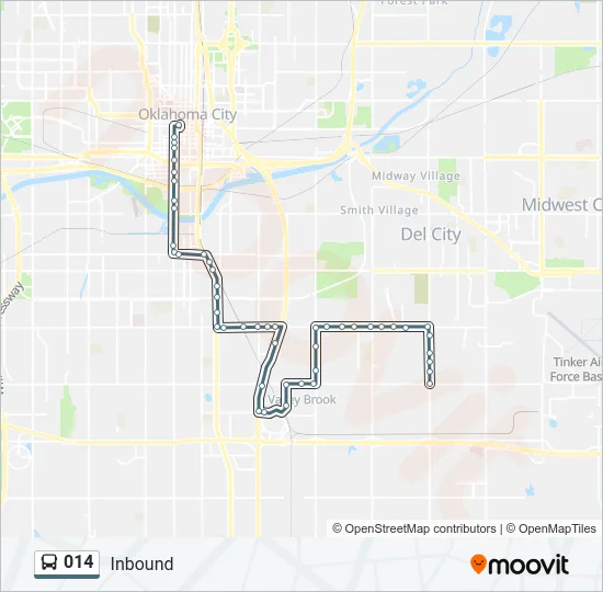 014 Bus Line Map