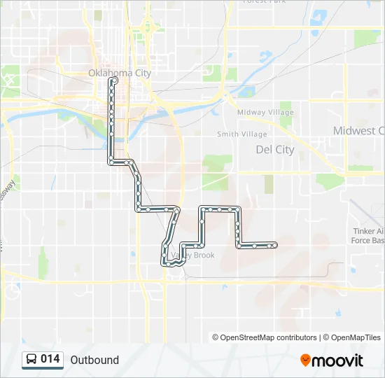 014 Bus Line Map