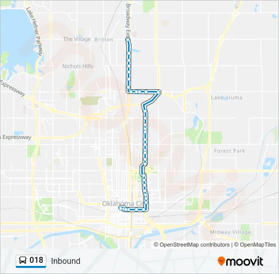 018 Bus Line Map