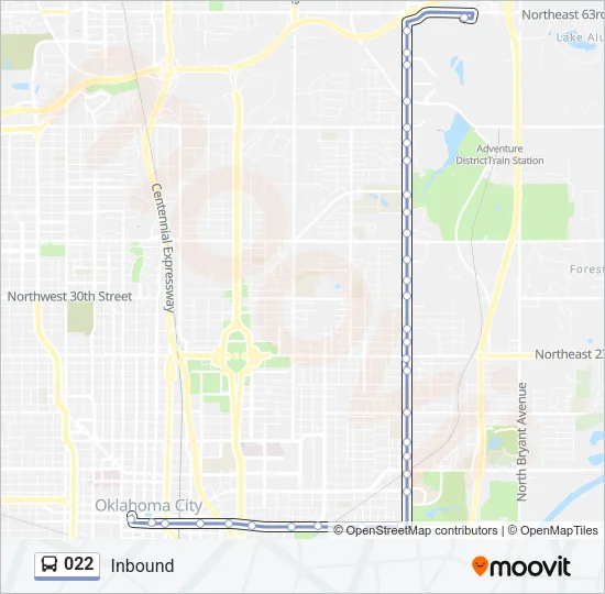 022 Bus Line Map