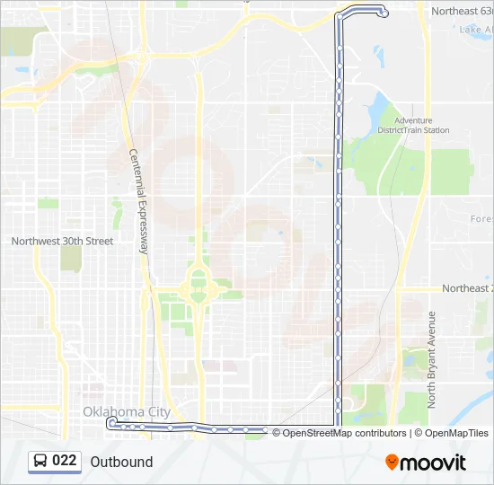 022 Bus Line Map