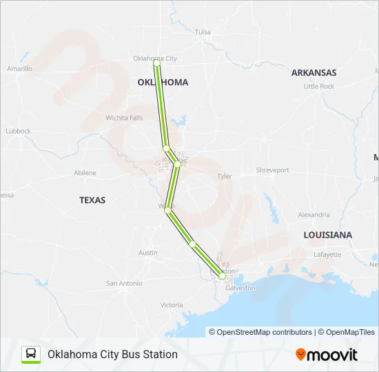 FLIXBUS 2242 Bus Line Map