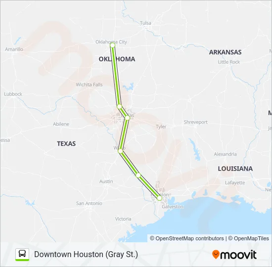 FLIXBUS 2242 Bus Line Map