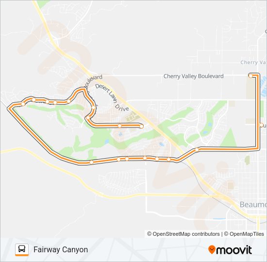 ROUTE 7-1 Bus Line Map