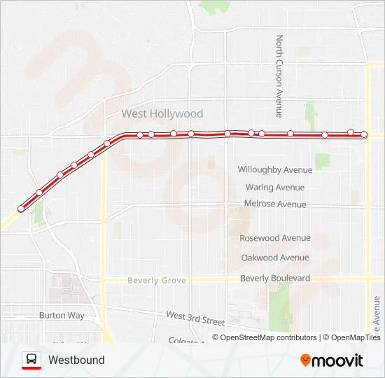 THE PICKUP Bus Line Map