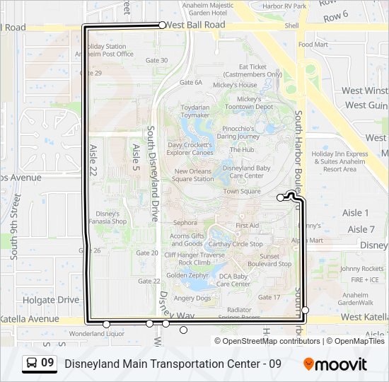 09 bus Line Map