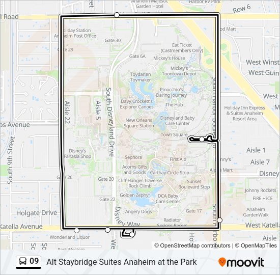09 Bus Line Map