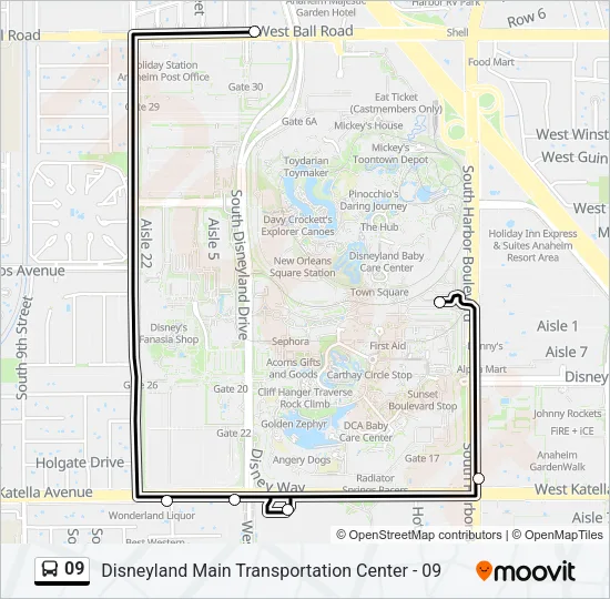 09 Bus Line Map