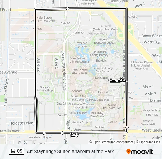 09 Bus Line Map