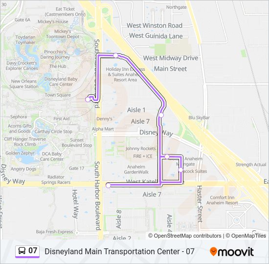 07 bus Line Map