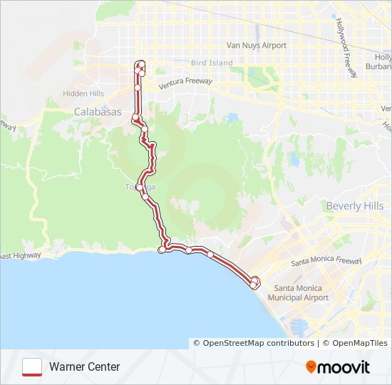 topanga canyon beach bus Route Schedules, Stops & Maps Warner Center