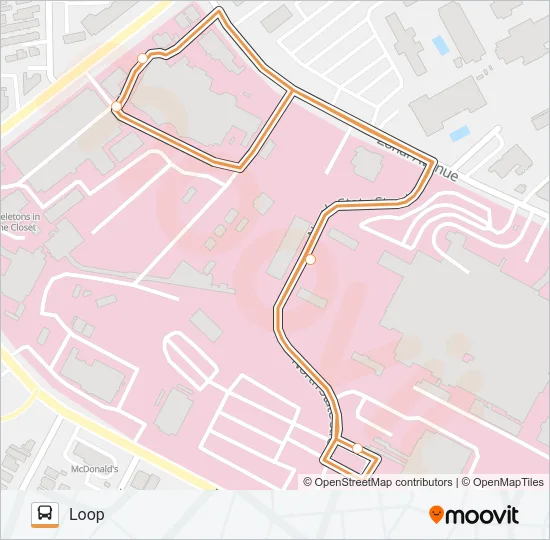 WELLNESS CENTER SHUTTLE Bus Line Map