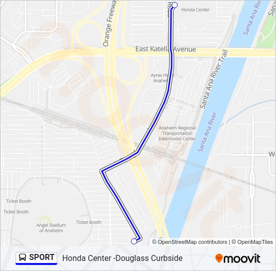 SPORT Bus Line Map