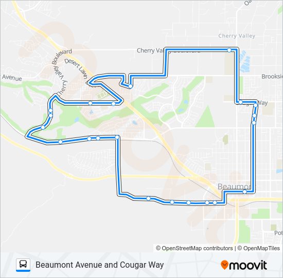 ROUTE 7-2 Bus Line Map