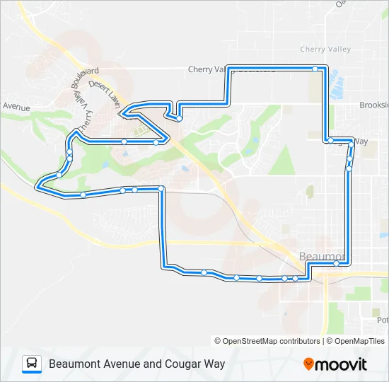 ROUTE 7-2 Bus Line Map