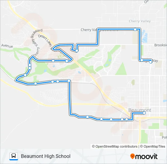 ROUTE 7-2 Bus Line Map