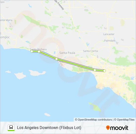 FLIXBUS 2013 Bus Line Map