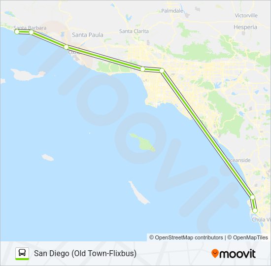 FLIXBUS 2013 Bus Line Map